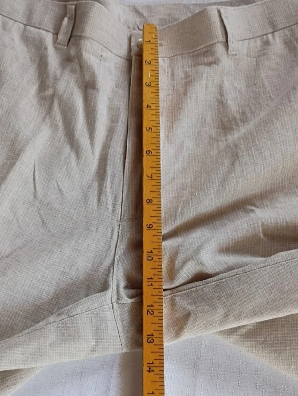 Cubavera Men's Linen & Cotton Blend Shorts Size 38